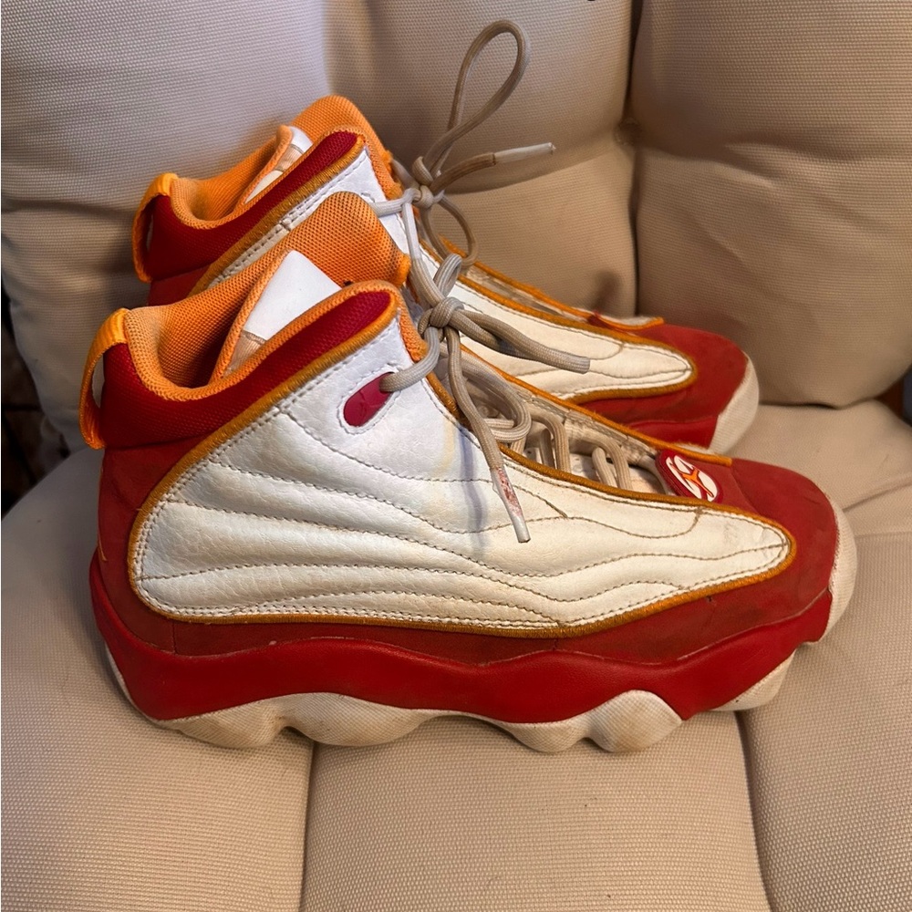 Jordan Kids Sneakers Red and Orange